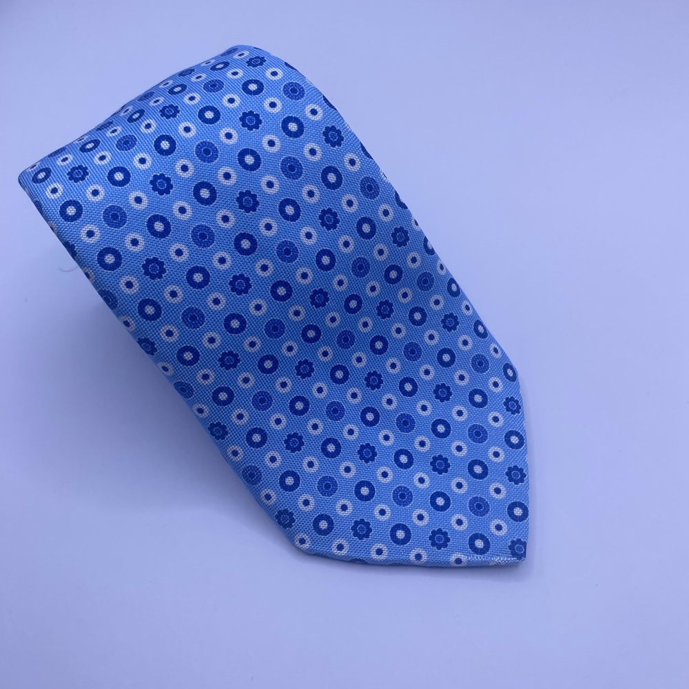 Dion Blue Patterned Men's Tie